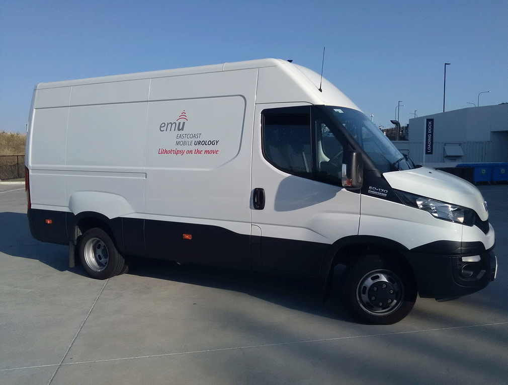 East Coast Mobile Urology Company Vehicle